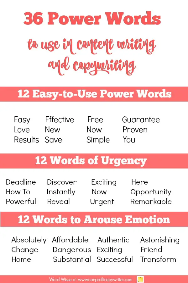 How To Use Power Words To Create Strong Nonprofit Copy