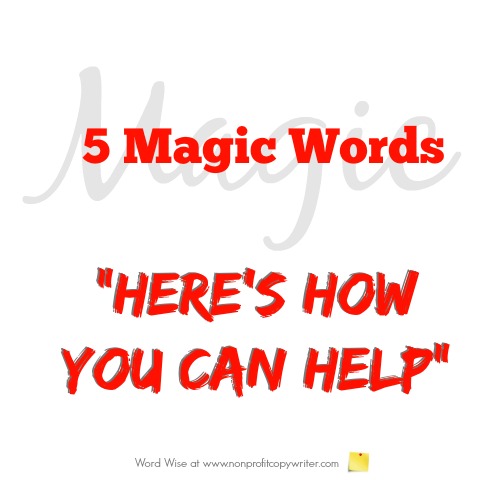 5 Magic Words that Open Doors for Your Nonprofit