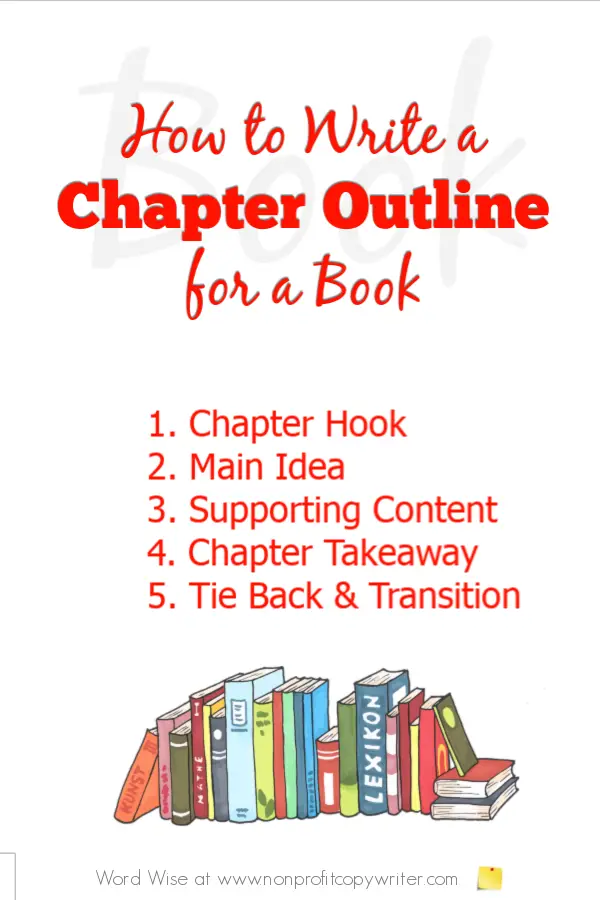 Create A Chapter Outline For Writing A Book Using This Template