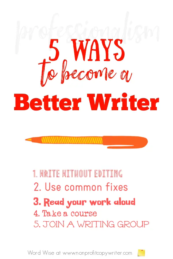 5 Ways To Become A Better Writer